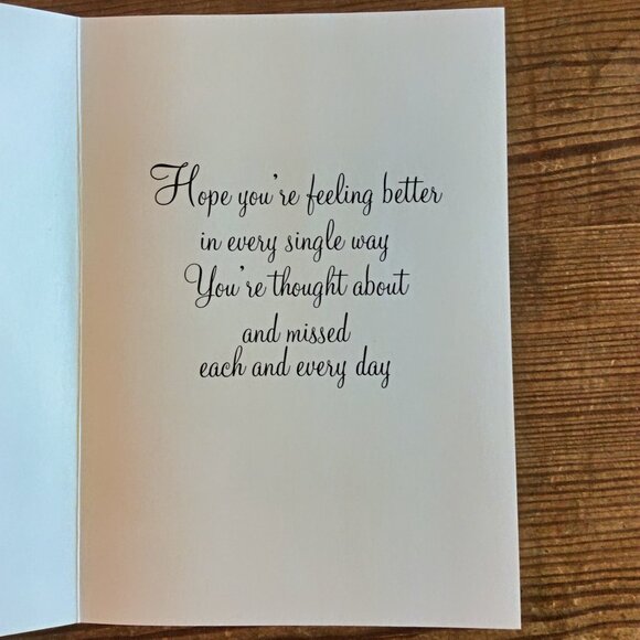 A Sunshine Card Get Well Cards Set of 10 with Envelopes – Floral Cards - Picture 6 of 9